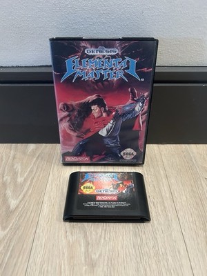 *RARE* Elemental Master Sega Genesis 1993 - Game & Case - NO MANUAL - Authentic!