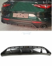 Echt Kohlefaser Heckdiffusor Heck Stoßstangen Für Alfa Romeo Stelvio 2017-2021