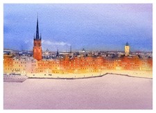  Originales Gemälde, Aquarell / Watercolor painting /Artwork, Kunstmalerei, Bild