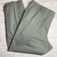 Talbots Perfect Crop Chino Pants Sz 14 Career Workwear Office Preppy NEW NWOT