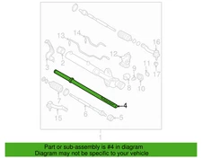 Hyundai 57710 2E000 Rack Power Steering Gear Box 05-09 Tucson New Genuine