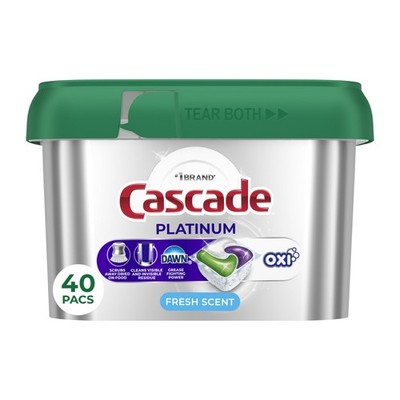 Procter & Gamble 3700027425 Action Pacs+oxi, Fresh Scent, 26.7 Oz Tub, 48/pack