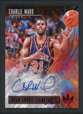2018-19 CHARLIE WARD 90/99 AUTO PANINI COURT KINGS HIGH COURT SIGNATURES