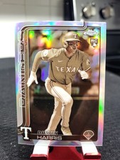 2025 Topps Chrome #131 Dustin Harris - Sepia Refractor - RC