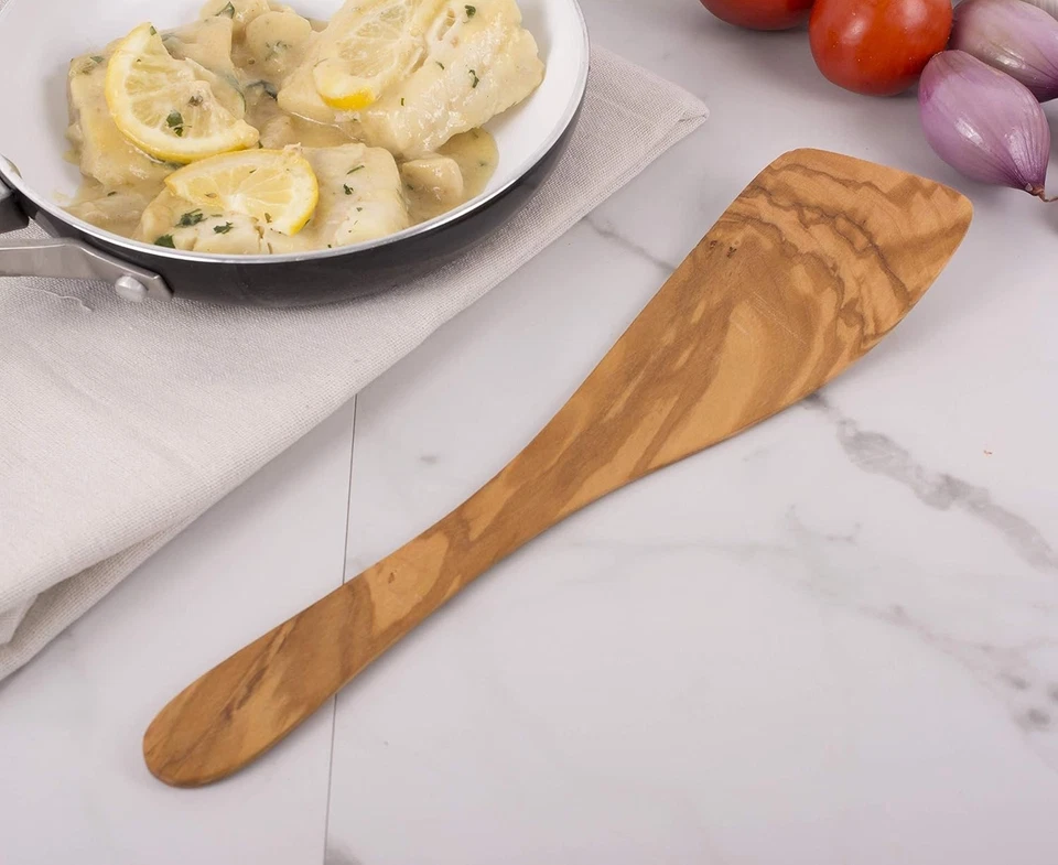Eddington's Italian Olive Wood Wide Spatula - Image 2 of 4