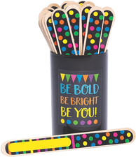 Black and Bright Flip Sticks - 36 Pieces - Educational and Learning Activities f
