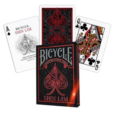 Bicycle Shin Lim Spielkarten Pokergröße Air-Cushion Finish USPCC
