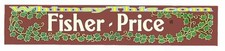 Vintage Fisher Price Little People 952 Brown House Litho Logo Sticker Decal