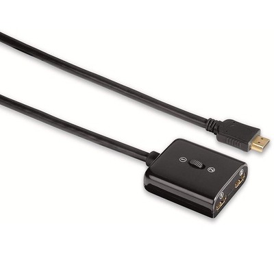 Thomson HDMI-Umschalter Verteiler Splitter 1- > 2 Full-HD 1080p Kabel Adapter TV