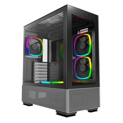 Montech PC Gehäuse Sky Two Midi-Tower Schwarz