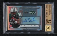 2009 Topps Platinum Rookie Refractor /550 Shonn Greene BGS 9.5 GEM MINT Auto 0s3