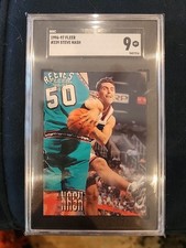 1996-1997 Fleer Steve Nash Rookie Card #239 SGC 9. rookie card picture