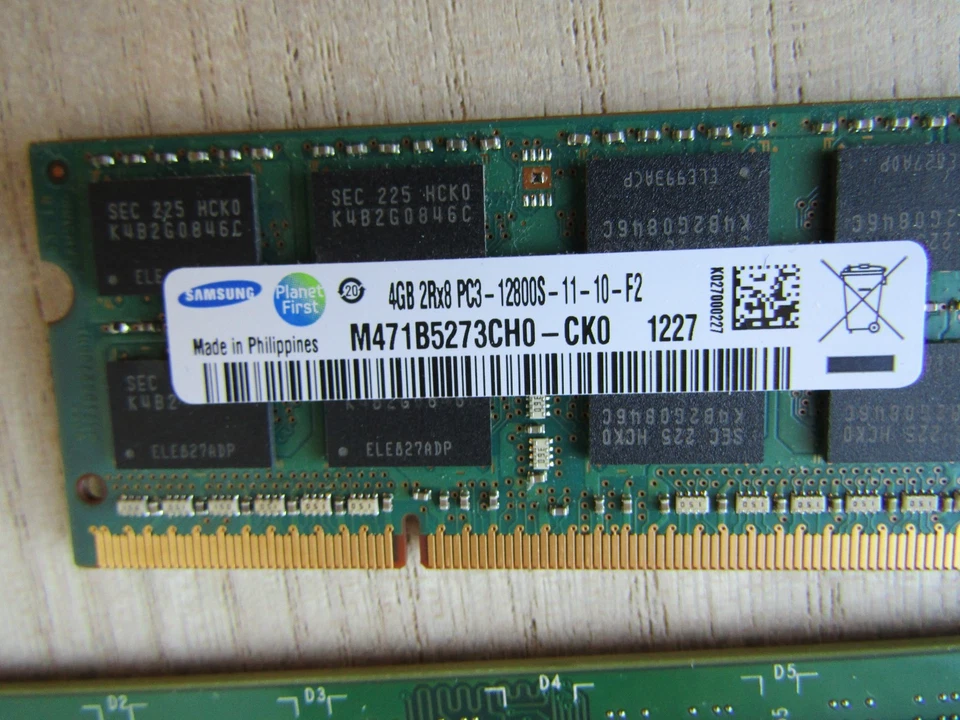 Lote de 4 Crucial 8GB DDR3L 1600MHz PC3L-12800U Escritorio RAM + 1 Samsung 8GB DDR3 Foto 2 de 3