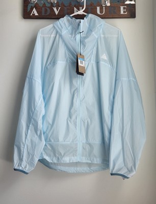 NIKE ACG CINDER CORE  Windproof  Running  Jacket Light Blue   Size M-TALL