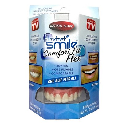 Transform Your Smile Effortlessly with Comfort Fit Flex Natural Shade Teeth