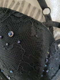 Ann Summers black  laced corset size UK 10-12 Gorgeous