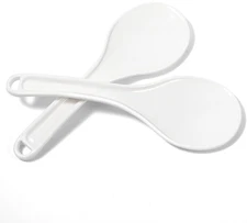 2PCS Non-Stick Plastic Rice Serving Spoons 7.68" Kitchen Cooking Rice Paddles
