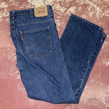 Vintage Levi s 32x 30 2 20517 0217 Denim Jeans Rare Blue Strauss