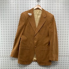 Vintage 60s Lebaron Suede Blazer Mens 40 Brown Amalgamated Union USA Western