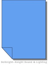 Lee Filters Lighting Gel Sheet 075 Evening Blue