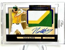 🔥 NICK KURTZ RPA 2025 Panini Three & Two Baseball RC Patch On Card Auto /32 A’s