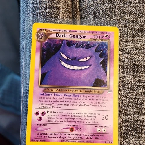 Dark Gengar Neo Destiny Holo Rare 6/105 70 HP Pokémon TCG Card English