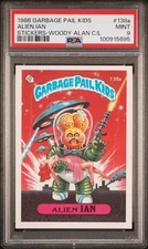 1986 Garbage Pail Kids GPK #138a ALIEN IAN Checklist C/L Series 4 OS4 PSA 9 Mint