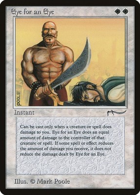 MTG Magic the Gathering Eye for an Eye (4/92) Arabian Nights LP