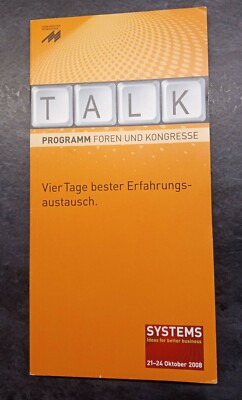 Programmheft Messe Systems 2008