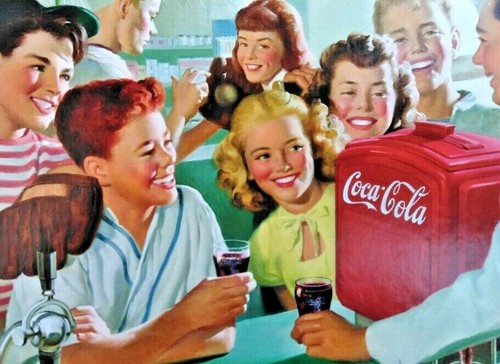 Buffalo Games COCA COLA Soda Fountain Malt Shop 1000 Pc. Jigsaw Puzzle FREE SHIP - Picture 2 of 4