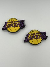 NBA LA Lakers Basketball Team For Crocs Shoe Charms - 2 Pieces