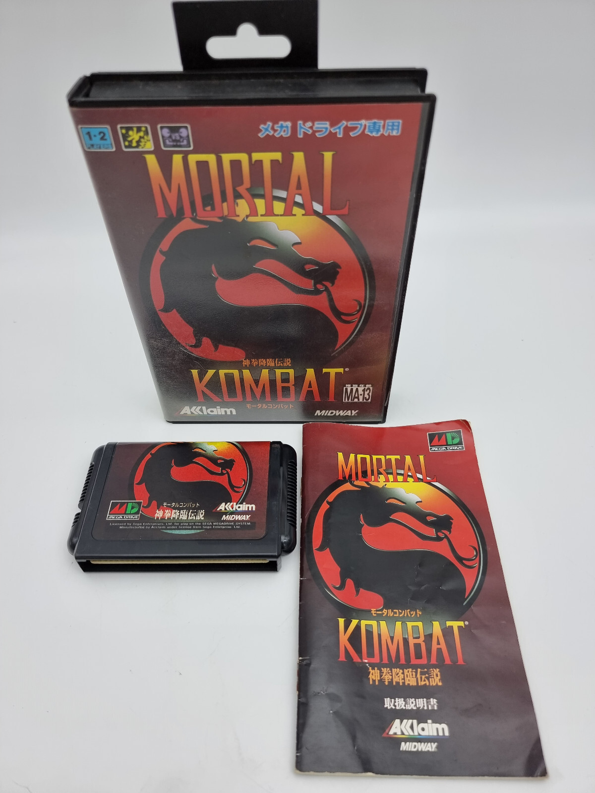 MORTAL KOMBAT SEGA MEGADRIVE JAPON UTILISÉ ORIGINAL