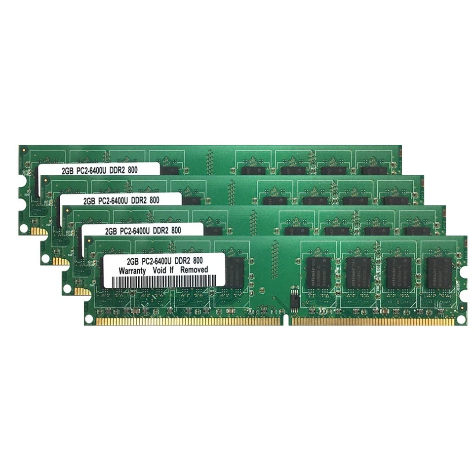 For Dell OptiPlex 755 8GB 4x 2GB DDR2 PC6400 PC2-6400 800 Mhz DESKTOP MEMORY RAM - Image 2 of 4