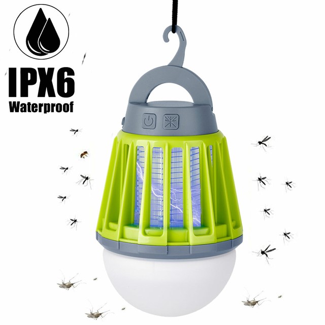 Wisely Bug Zapper Outdoor Electric Rechargeable Mosquito Killer Lantern