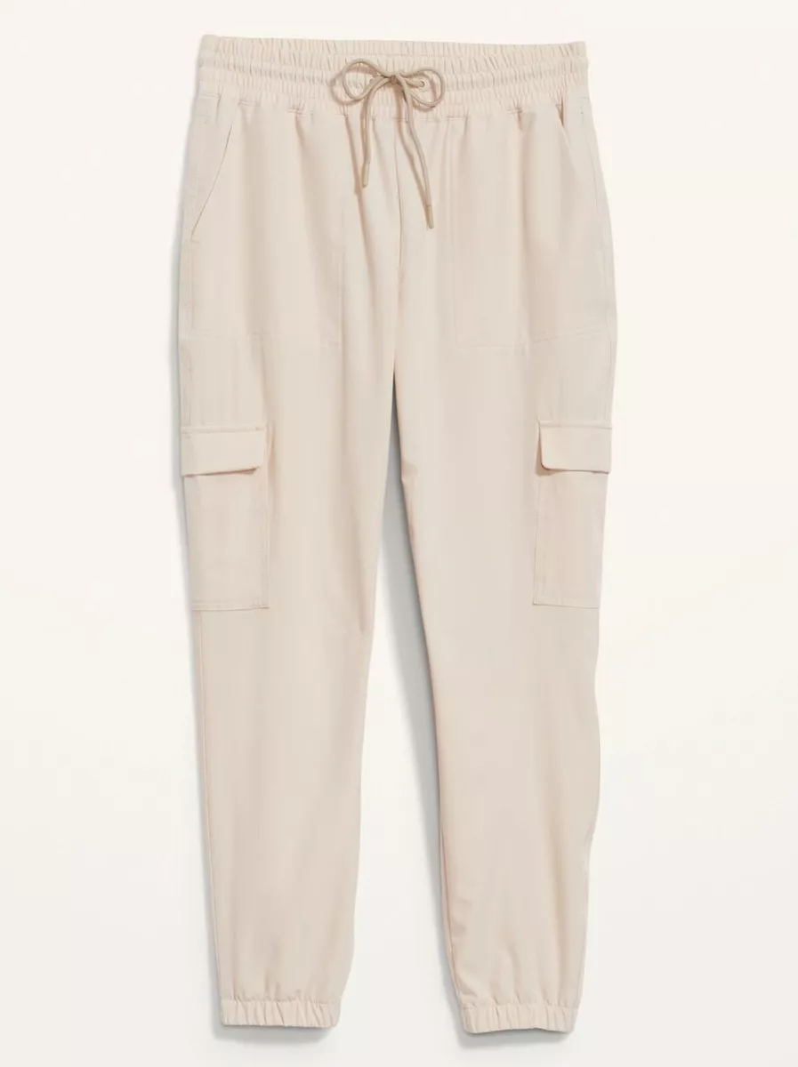 Old Navy Women s High Waisted StretchTech Cargo Jogger Pants Green