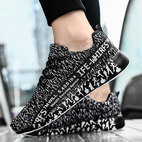 US Size 6.5-12 Mens knit Sneakers 