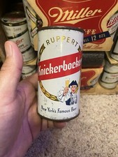 Ruppert Knickerbocker Flat Top Beer Can Jacob Ruppert Brewing Co New York NY