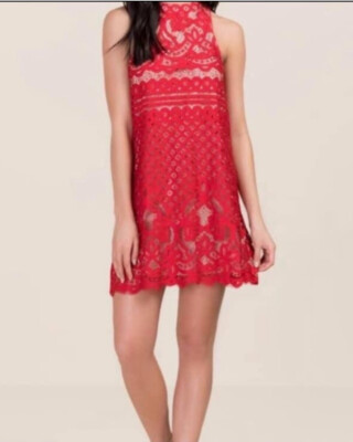 Francesca's Lace | Keyhole Back | Lined | A Line Mini Red Dress Size Lg | eBay Francesca's Lace | Keyhole Back | Lined | A Line Mini Red Dress Size Lg | eBay