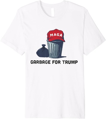 Retro Trump Supporter 2024 Funny Garbage For Trump Premium T-Shirt