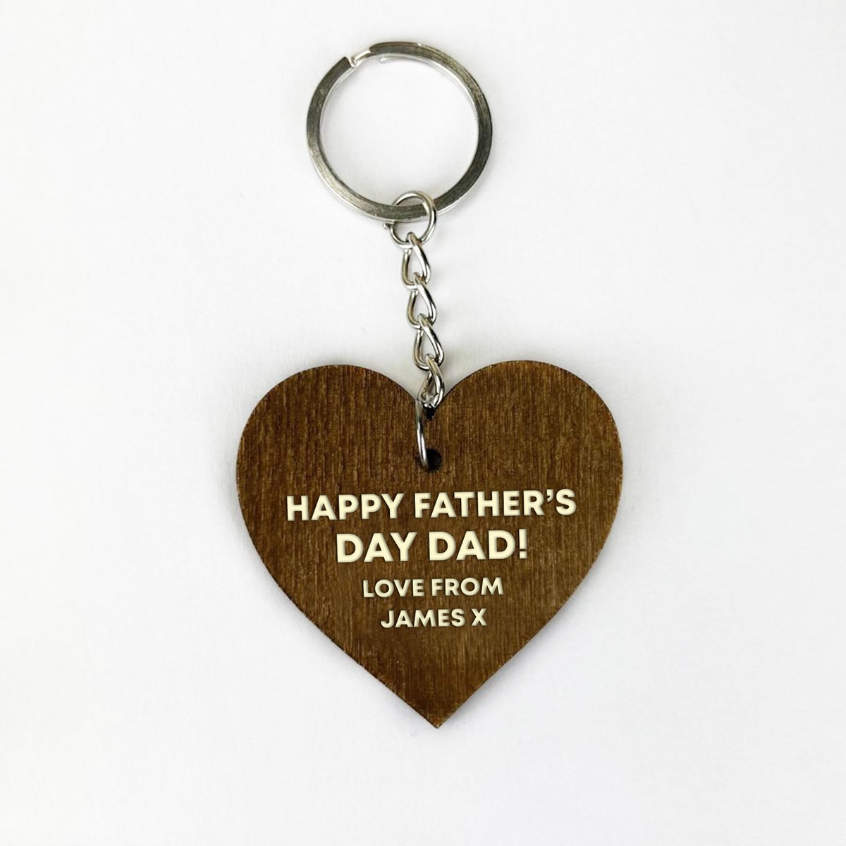 Personalised Keyrings Dad Keyring From Daughter Personalised