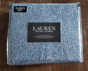 ralph lauren blue sheets