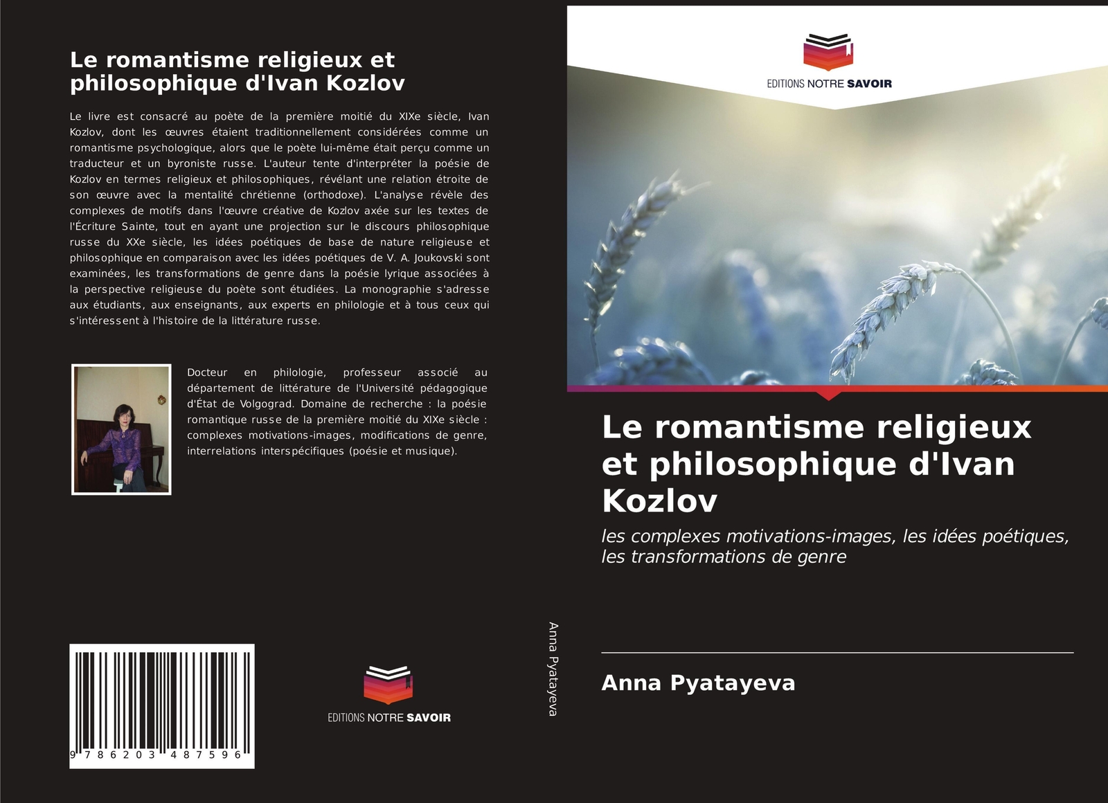 Le Romantisme Religieux Et Philosophique D'ivan Kozlov Anna Pyatayeva