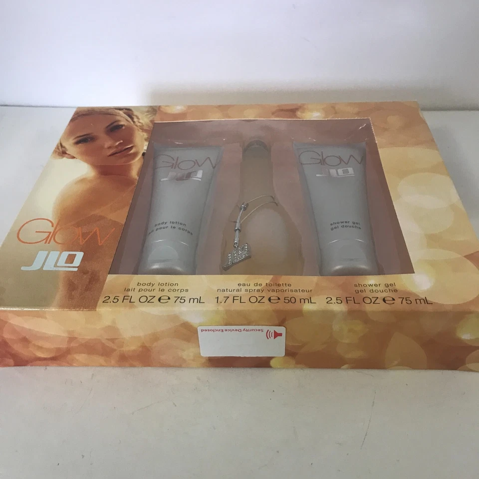 Glow by JLO 3 Piezas Set de Regalo Loción Corporal Eau de Toilette Gel de Ducha Coty Nuevo en Caja Foto 2 de 4
