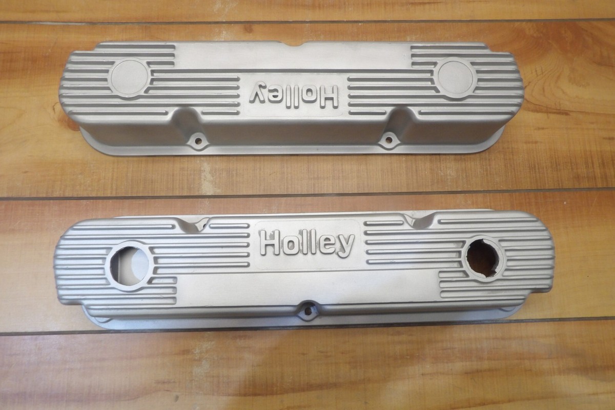 Holley M/T Dodge Plymouth 318-340 SB Mopar Alum. Valve Covers