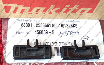 2X ORIGINAL MAKITA VORWÄRTS/RÜCKWÄRTS SCHALTHEBEL passend für HP333D HP331D DF333D DF331D