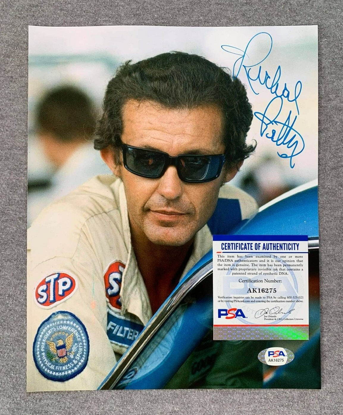NASCAR GREAT RICHARD PETTY AUTOGRAPH 8x10 PORTRAIT PHOTO PSA/DNA AK16275