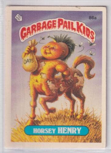 Horsey Henry 1986 Topps Garbage Pail Kids Series 3 #86a PR PL b {0104 - Picture 1 of 1
