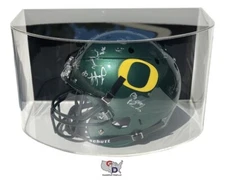Curved Acrylic Wall Mount Full Sized Football Helmet Display Case UV Protecting
