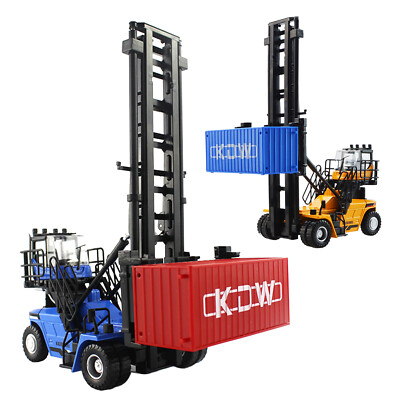 1:50 Scale Empty Container Stacker High Simulation Alloy Engineering Vehicle