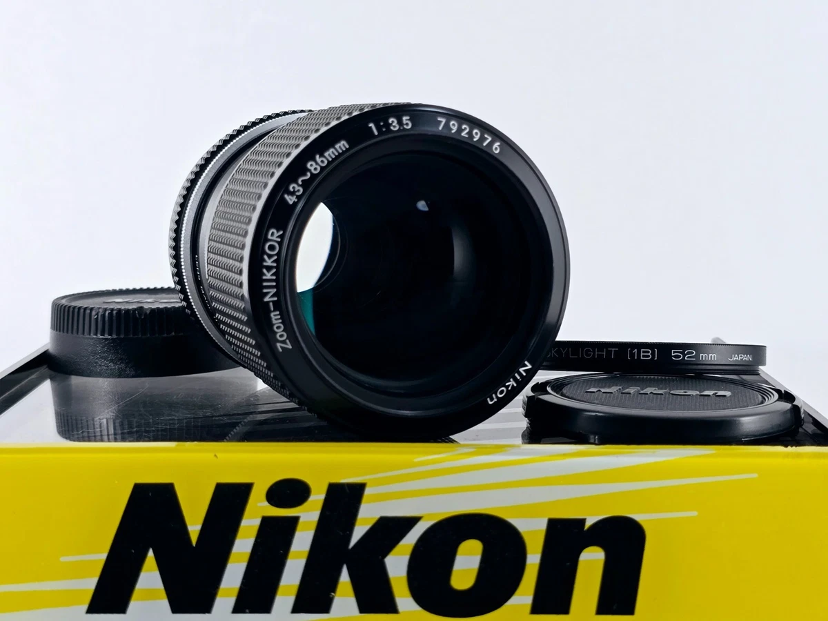 Nikon f/3.5 Camera Lenses 43-86mm Focal for sale | eBay